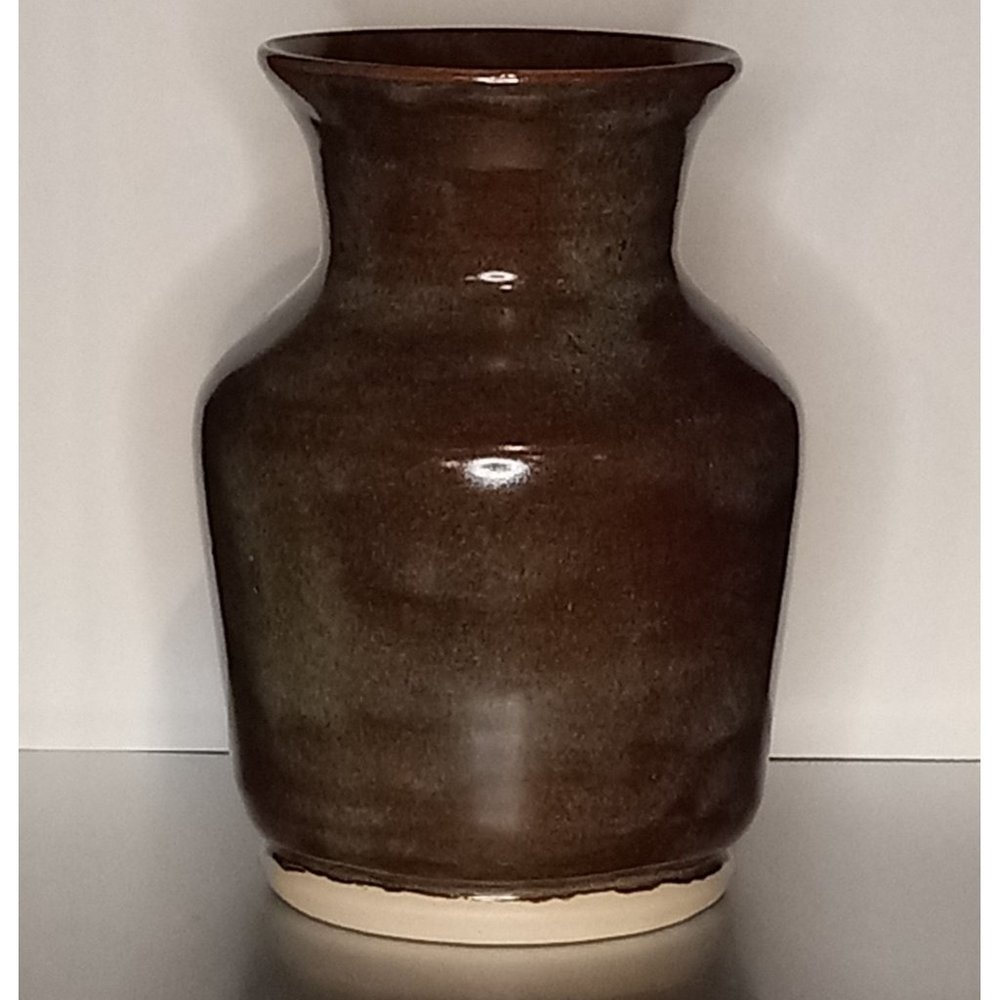 Vintage Studio Pottery Vase Pot Planter Vessel Boho 7 Inches‎
